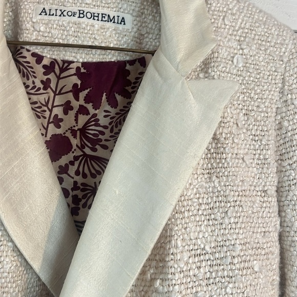NEW ALIX OF BOHEMIA Denali snow glaze blazer jacket in snow Sz S - Picture 11 of 13